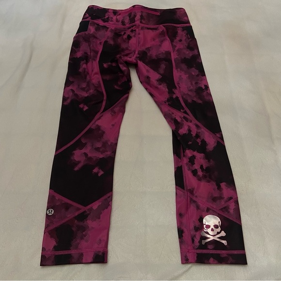 Lululemon soul cycle Pace Rival Crop Full-On Luxtreme Blooming Pixie 2296 - Picture 9 of 15